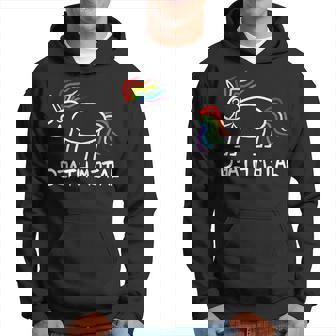 Unicornio De Death De Metal Regalo Sudadera - Regaloses