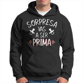 Vas A Ser Prima Sorpresa De Embarazo Para Prima Español Sudadera - Regaloses