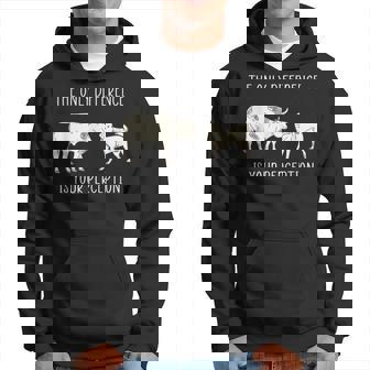 Végétalien Seule Différence Estotre Perception Sweat à capuche - Cadeauxyz