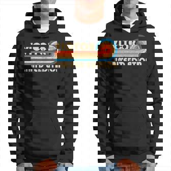 Victor Surname Retrointage 80S 90S Birthday Reunion Sudadera - Regaloses