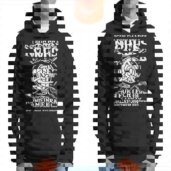 Viking Sayings Ich Bin Ein Mann Des Nordens Back Print Kapuzenpullover - Seseable