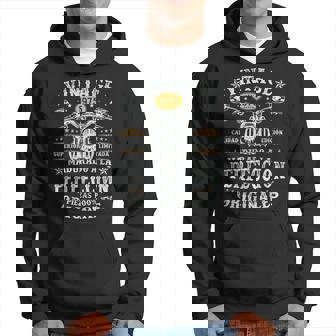 Vintage 1975 50 Años Cumpleaños Moto Biker Hombre Motero Sudadera - Regaloses