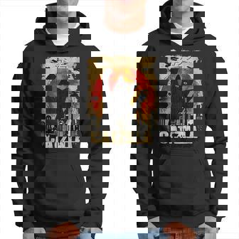 Vintage Catzilla Lustiges Kätzchen Und Katze Kapuzenpullover - Geschenkecke