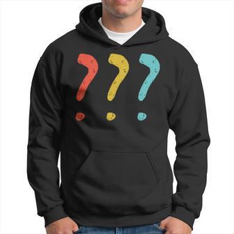 Vintage Question Mark Kapuzenpullover - Geschenkecke