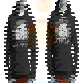 Vintage I Do What I Want Cat Lovers Sudadera - Regaloses