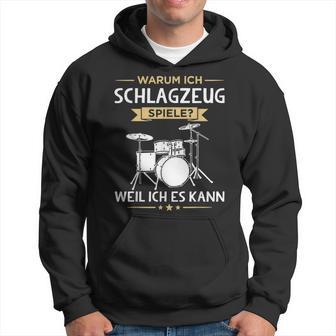 Warum Ich Drums Spiele Drummer Kapuzenpullover - Geschenkecke