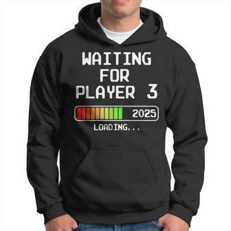 Werdender Papa 2025 Waiting For Player 3 Loading Pregnant Kapuzenpullover - Geschenkecke