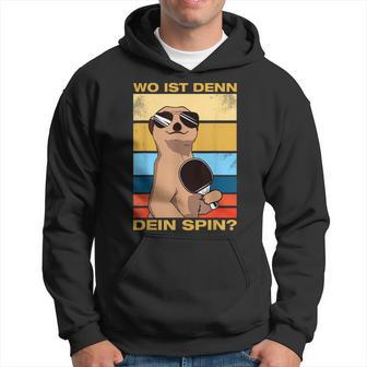 Where's Dein Spin Table Tennis Table Tennis Player Kapuzenpullover - Geschenkecke