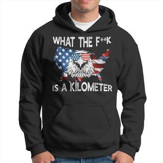 Wtf What The Is A Kilometer George Washington 4Th Of July Kapuzenpullover - Geschenkecke