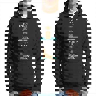 Yoga Inhale Exhale Crestado Rodesiano Perro Sudadera - Regaloses