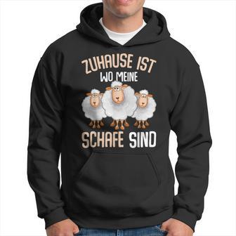 Zuhause Ist Wo Meine Sheep Home Is Where My Sheep Kapuzenpullover - Geschenkecke