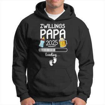 Zwillingspapa 2025 Loading Werdender Papa Announcement Kapuzenpullover - Geschenkecke