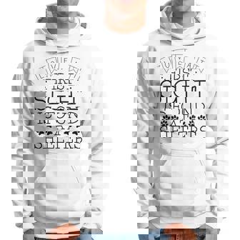 Amoureux Des Animaux Amusant – Love At First Sight Is Found At Shelters Sweat à capuche - Cadeauxyz