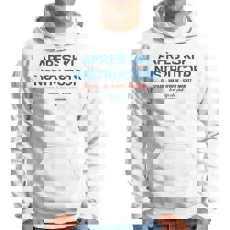 Aprés Ski Instructor X Livelife Ski Club Skier Backprint Kapuzenpullover - Geschenkecke