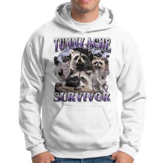 Belly Pain Survivor Raccoon Kapuzenpullover - Geschenkecke