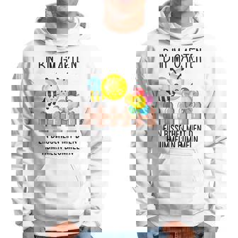 Bin Im Garten Mit Den Hummeln Bummeln Spruch Geschenk Für Gä Kapuzenpullover - Geschenkecke