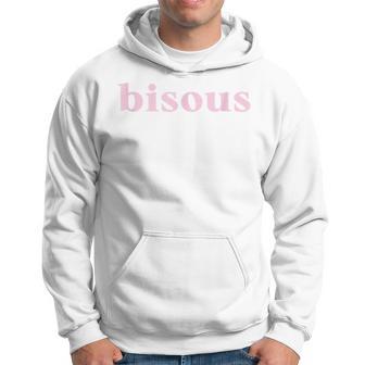 Bisous Kisses Graphic Blue S Kapuzenpullover - Geschenkecke