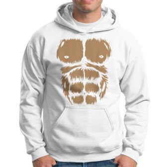 Carnival Costume Gorilla Aaffe Fancy Dress Carnival Brown Kapuzenpullover - Geschenkecke