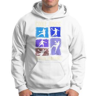 Children's Cool Boys Playing Handball Handball Player Kapuzenpullover - Geschenkecke