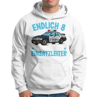 Children's Police 8 Years Boys Police 8Th Birthday Kapuzenpullover - Geschenkecke