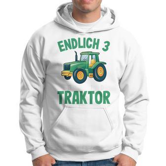 Children's Tractor Boys 3 Years 3Rd Birthday Boys Tractor Kapuzenpullover - Geschenkecke