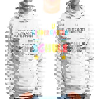 Children's Tschüss Kindergarten Hello School 2025 Kapuzenpullover - Geschenkecke