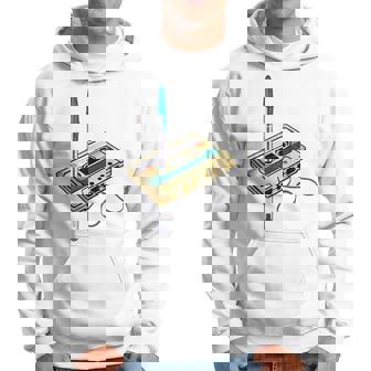 Cinta Cassetteintage Y Bolígrafo Friki Divertido Años 80 Manga Larga Sudadera - Regaloses