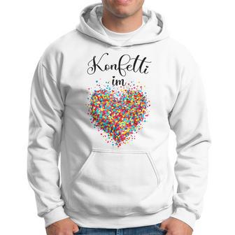 Confetti In The Heart Carnival Blue Kapuzenpullover - Geschenkecke