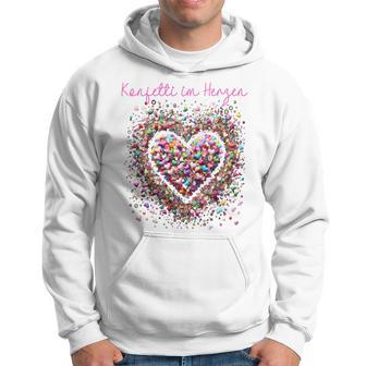 Confetti In The Heart Long-Sleeved Kapuzenpullover - Geschenkecke