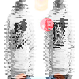 Da Japon Esthétique Rétro Bande Dessiné Cadeau Silhouette Tokyo Gris Adulte S Eu Small Regular Petite Col Officier Manche Courte 1 Count Sweat à capuche - Cadeauxyz
