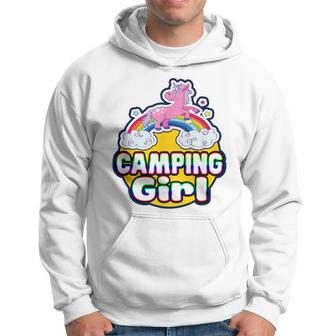 De Camping Para Niña Diseño De Unicornio Arcoíris Sudadera - Regaloses