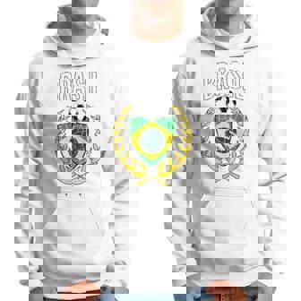 De Fútbol De Brasil 2018IntageDistressed Football Jersey Sudadera - Regaloses