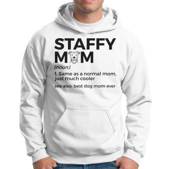 Definición De Mamá Staffy Mamá De Perro Staffordshire Bull Terrier Sudadera - Regaloses