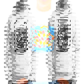 Derretir Rubik Rubix Rubics Cube Colorido Impresionante Gráfico Manga Larga Sudadera - Regaloses