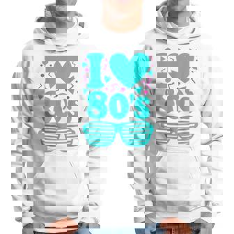 Disfraz De Fiesta Retro De Los Años 80 I Love The 80 Sudadera - Regaloses
