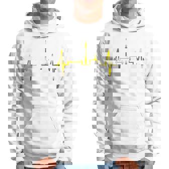 Dortmund Herzschlag Skyline Puls Ruhrpott Stadion Dortmund Kapuzenpullover - Seseable