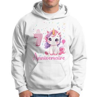 Enfant C'est Mon 7 Ème Anniversaire Licorne Anniversaire 7 Ans Sweat à capuche - Cadeauxyz