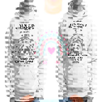 Enfant Future Grande Soeur Jeais Etre Grande Soeur 2025 Sweat à capuche - Cadeauxyz