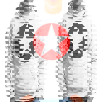 Estrella En Un Círculo Rojo Sudadera - Regaloses