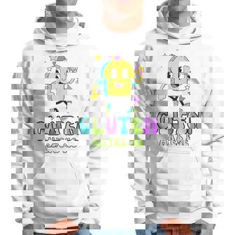 Gluten Hate Me Retrointage Divertido Dibujos Animados Sudadera - Regaloses