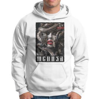 Goddess Snake Greek Mythology Backprint Medusa Kapuzenpullover - Geschenkecke