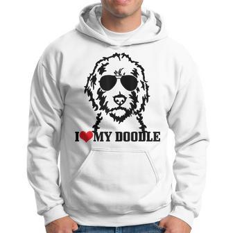 Goldendoodle I Love My Doodle Labradoodle Golden Doodle Dog Kapuzenpullover - Geschenkecke