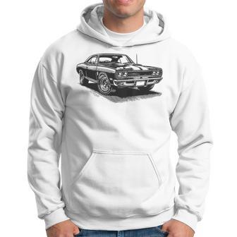 Gráfico Clásico De Muscle Car Retrointage De Los Años 60 Y 70 Para Amantes De Los Coches Sudadera - Regaloses