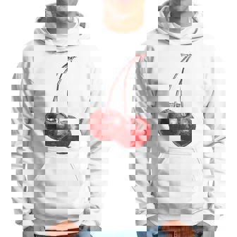 Graphique Rétrointage Sur Les Fruits Rouges Cerise Manche Longue Sweat à capuche - Cadeauxyz