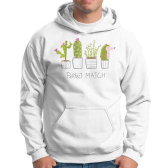 Hedgehog Hedgehog Perfect Match Cacti Kapuzenpullover - Geschenkecke