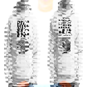 Hérisson Câlin Pour Amoureux Des Animaux Motif Hérisson Mignon Sweat à capuche - Cadeauxyz