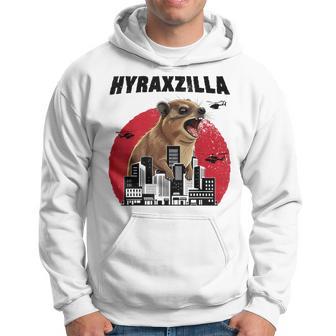 Hyraxzilla Rock Hyrax Lover Awawa Angry Marmot Gray Kapuzenpullover - Geschenkecke