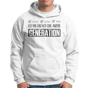 Ich Bin Einfach Eine Andere Generation Lustiges Blue Kapuzenpullover - Geschenkecke