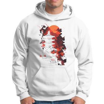 Japanischer Ninja Backprint Kapuzenpullover - Geschenkecke