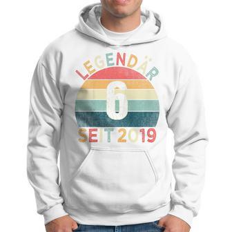 Kinder 6 Geburtstag Legendär Seit 2019 Jahrgang 6 Jahre Alt Kapuzenpullover - Geschenkecke